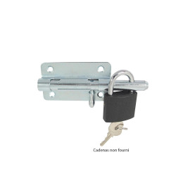 Verroubox porte-cadenas+gâche d16 zing - AFBAT