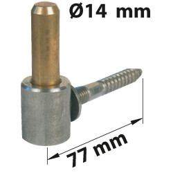 Gond À Visser Inox Brossé, H.93X Diam.14 Mm - AFBAT