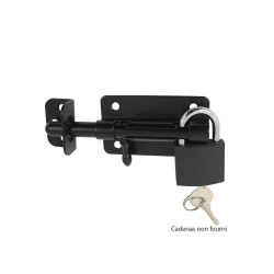 Verroubox porte-cadenas+gâche d12 noir - AFBAT