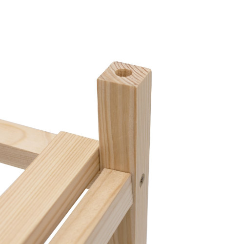 Range bouteilles pin massif IKO pour 6 bouteilles - BOX & BEYOND