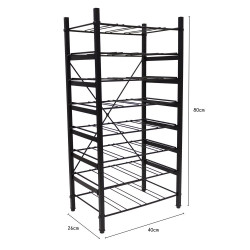 RANGE BOUTEILLES SUPERPOSABLE METAL BRIDGE POUR 32 BOUTEILLES de marque BOX & BEYOND, référence: B9934900