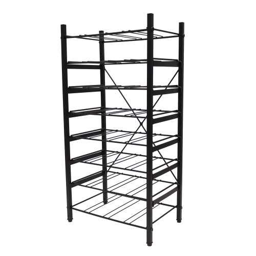 RANGE BOUTEILLES SUPERPOSABLE METAL BRIDGE POUR 32 BOUTEILLES - BOX & BEYOND
