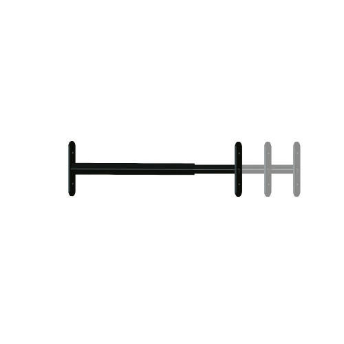 Grille défense télescopique 1 barreau 48 a 90 cm noir - AFBAT