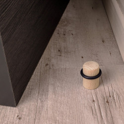Lot de 4 butées de porte à coller bois ALPERTEC effet bois de marque ALPERTEC, référence: B9937800