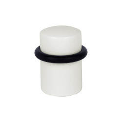 Lot de 4 butées de porte à coller bois ALPERTEC blanc de marque ALPERTEC, référence: B9937900