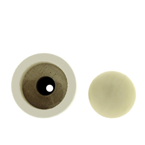 Lot de 2 butées de porte à visser bois ALPERTEC blanc - ALPERTEC