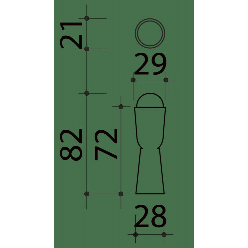 Lot de 2 butées de porte à visser bois ALPERTEC effet bois - ALPERTEC