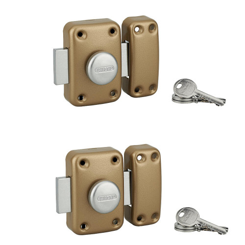 Verrou bouton / cylindre THIRARD Apache, L.45 mm - THIRARD 