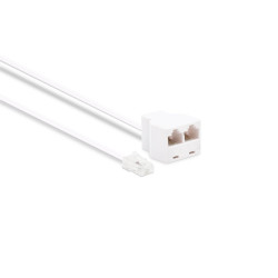 Cable rj11 m/m 15m blanc de marque Metronic, référence: B9939600