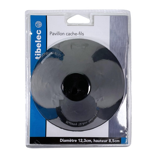 Pavillon conique, TIBELEC noir 125 mm - TIBELEC