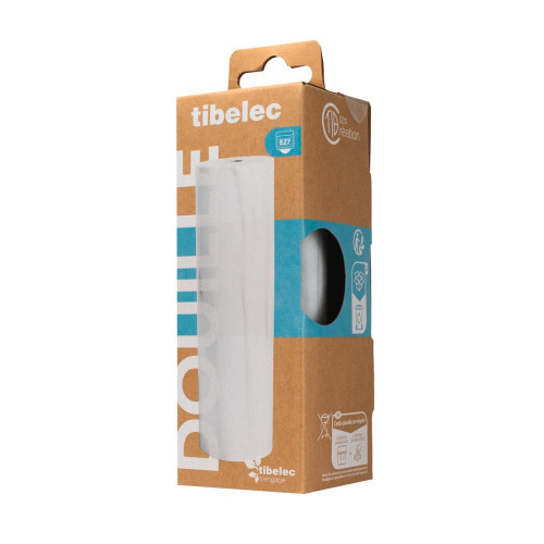Douille e27 + cache effet marbre blanc tibelec - TIBELEC