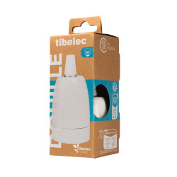 Douille e27 ceramique blanc d46mm tibelec - TIBELEC