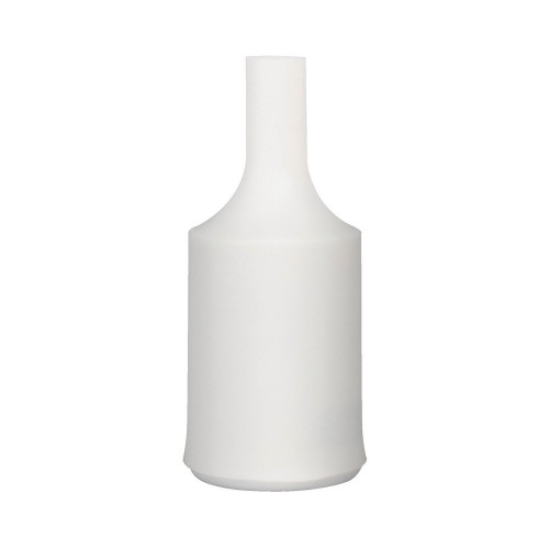 Douille e27 + cache-Douille silicone d40mm blanc tibelec - TIBELEC