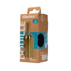 Douille e27 + cache metal bronze d42mm tibelec - TIBELEC
