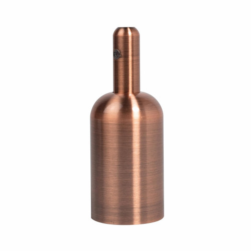 Douille e27 + cache metal or rose d42mm tibelec - TIBELEC