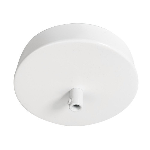 Pavillon cache metal cylindrique d.120mm blanc tibelec - TIBELEC