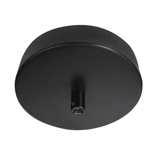 Pavillon cache metal cylindrique d.120mm noir tibelec - TIBELEC