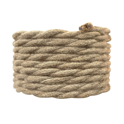 Cable tissu torsade 0.75mm 3m corde tibelec - TIBELEC