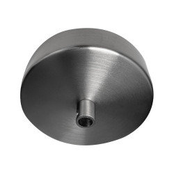 Pavillon cache metal cylindrique d.100mm chrome tibelec - TIBELEC