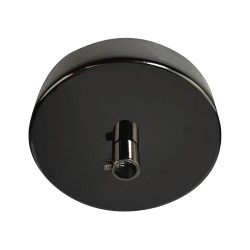 Pavillon cache metal cylindrique d.100mm noir perle tibelec - TIBELEC