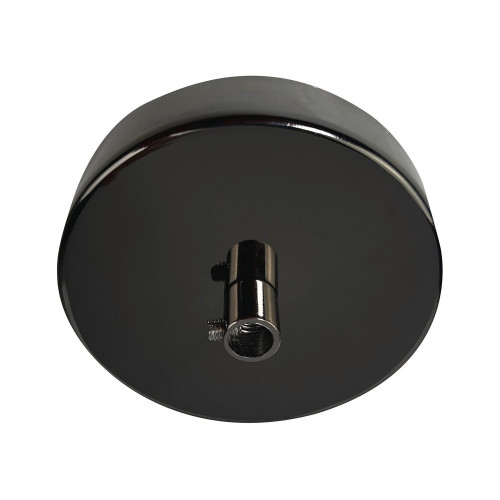 Pavillon cache metal cylindrique d.100mm noir perle tibelec - TIBELEC