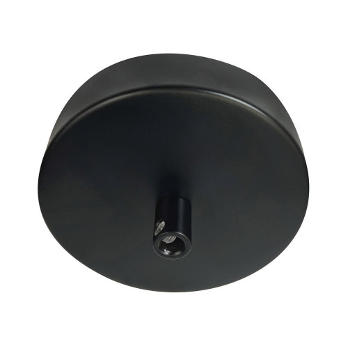 Pavillon cache metal cylindrique d.100mm noir tibelec - TIBELEC