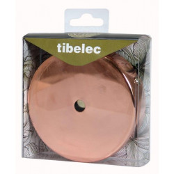 Pavillon ache métal cylindrique d 100mm cuivre tibelec - TIBELEC