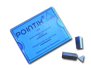 Techman 2000 pointes triangles pour pistolet à vitrer - vue 2