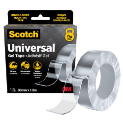 Ruban adhésif Double face incolore / transparent SCOTCH L.1.5 m x l.30 mm - SCOTCH