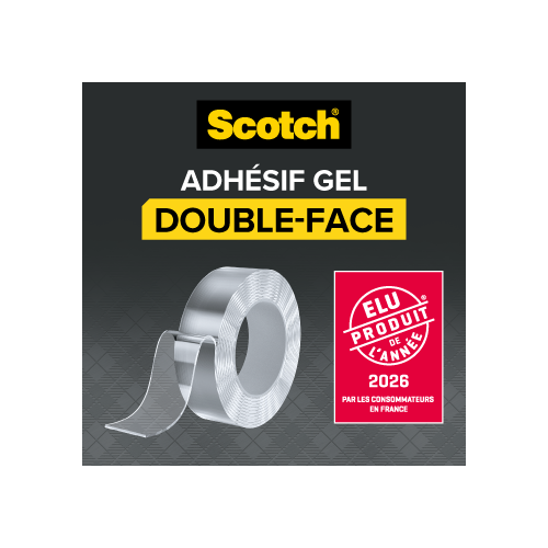 Ruban adhésif Double face incolore / transparent SCOTCH L.1.5 m x l.30 mm - SCOTCH