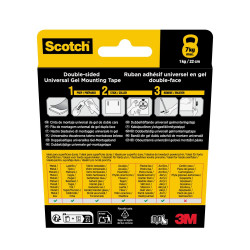 Ruban adhésif Double face incolore / transparent SCOTCH L.1.5 m x l.30 mm - SCOTCH