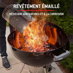 Barbecue charbon de bois WEBER Original kettle 57, noir - Weber
