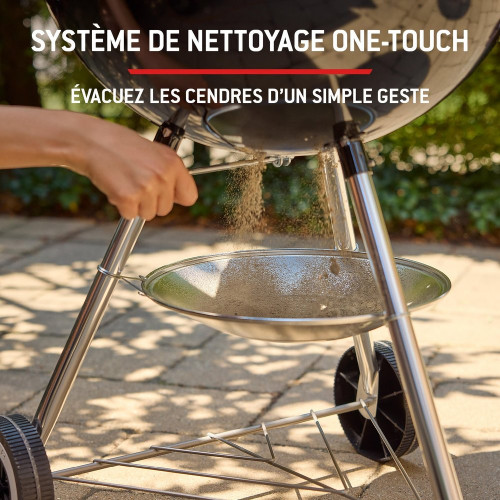 Barbecue charbon de bois WEBER Original kettle 57, noir - Weber