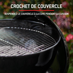Barbecue charbon de bois WEBER Original kettle 57, noir - Weber