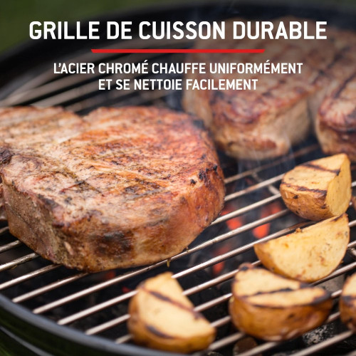 Barbecue charbon de bois WEBER Original kettle 57, noir - Weber