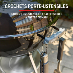 Barbecue charbon de bois WEBER Original kettle 57, noir - Weber