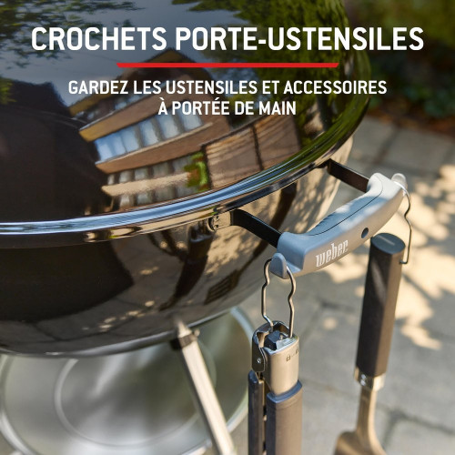 Barbecue charbon de bois WEBER Original kettle 57, noir - Weber