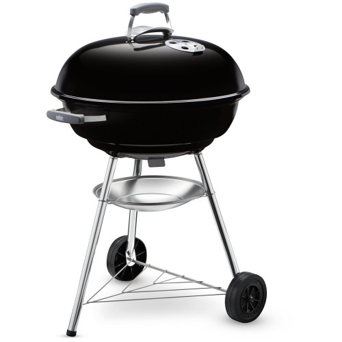 Barbecue charbon de bois WEBER Compact kettle 57, noir - Weber