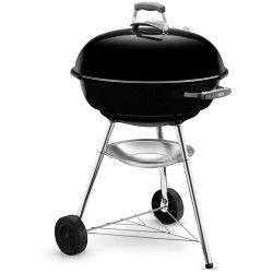Barbecue charbon de bois WEBER Compact kettle 57, noir - Weber