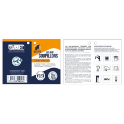 Lot de 4 goupillons acier inoxydable ELEPHANT - ELEPHANT