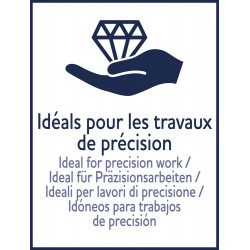 Lot 30 gants petits travaux L taille 8 SPONTEX expert - SPONTEX EXPERT
