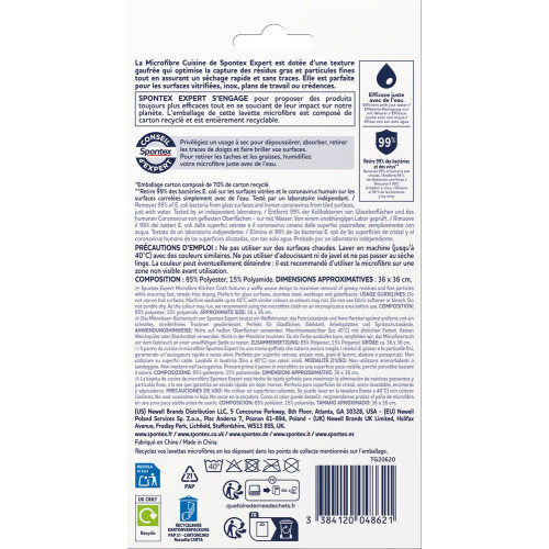 MICROFIBRE CUISINE SPONTEX - SPONTEX EXPERT