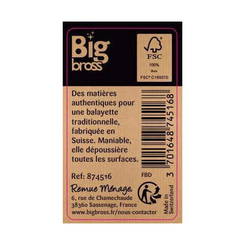 Balayette bois surface fragile BIG BROSS - BIG BROSS