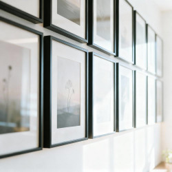 Cadre Accent, H.100 x l.70 cm, aluminium noir, NIELSEN - NIELSEN