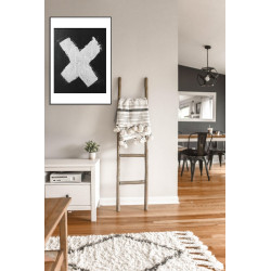 Cadre Accent, H.100 x l.70 cm, aluminium noir, NIELSEN - NIELSEN