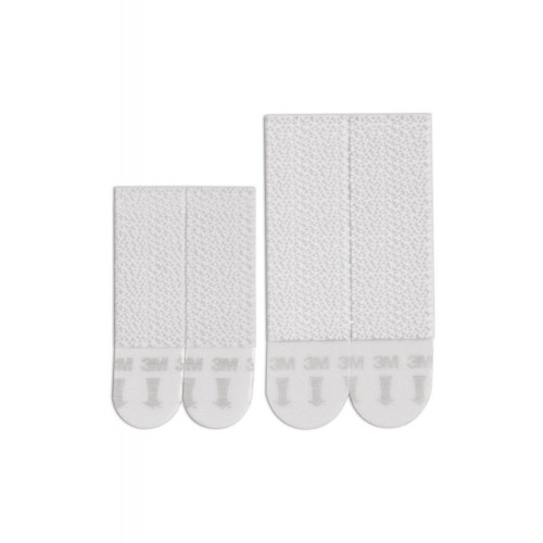 Lot de 12 Languette adhésive blanc Command 3M - COMMAND
