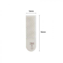 Lot de 4 Languette adhésive blanc Command 3M - COMMAND