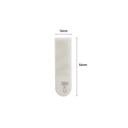 Lot de 4 Languette adhésive blanc Command 3M - COMMAND