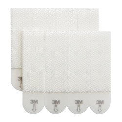 Lot de 4 languettes adhésives blanches Command 3M - COMMAND