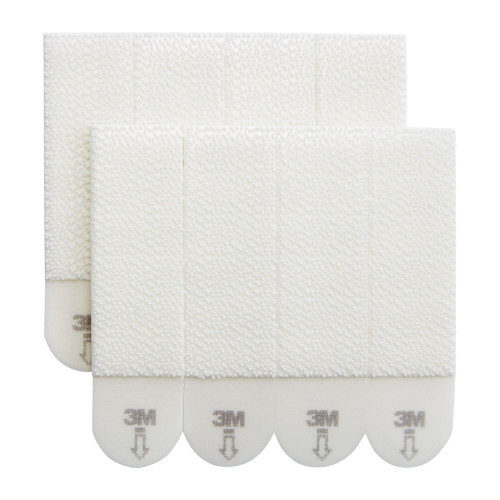 Lot de 4 languettes adhésives blanches Command 3M - COMMAND